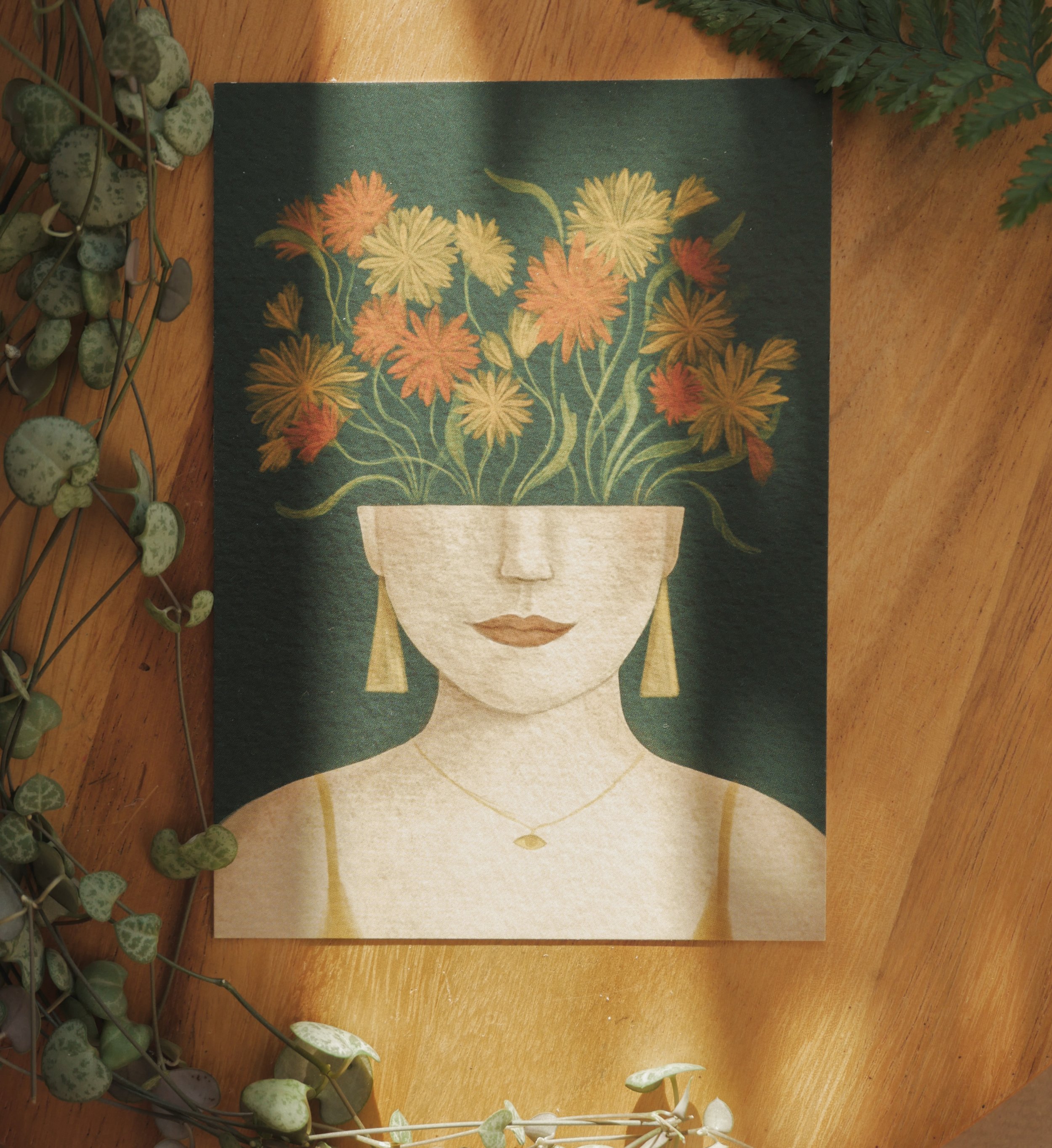 Postkarte – "Aufblühen"