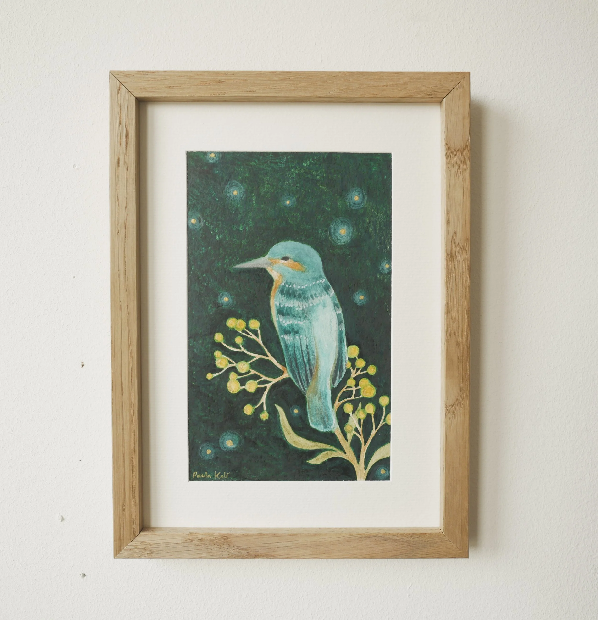 Original Illustration – "Eisvogel" von Paula Kalí