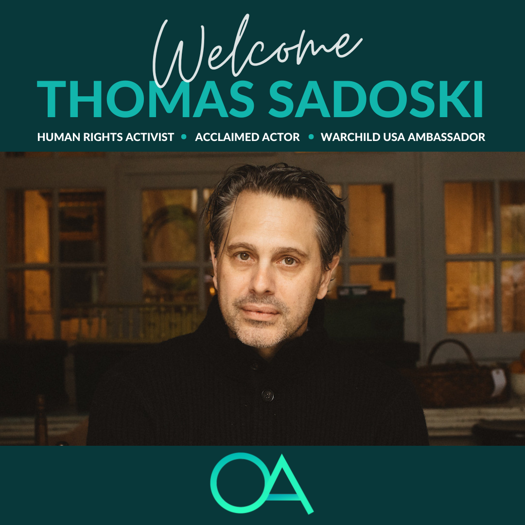 Acclaimed Actor/Activist, Thomas Sadoski, Joins Outspoken Speakers!