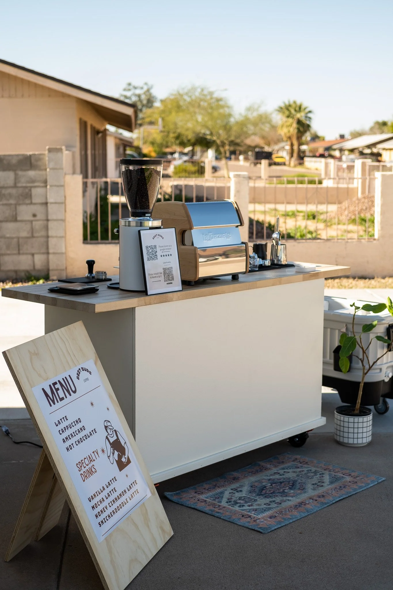 AZ coffee cart at private event.