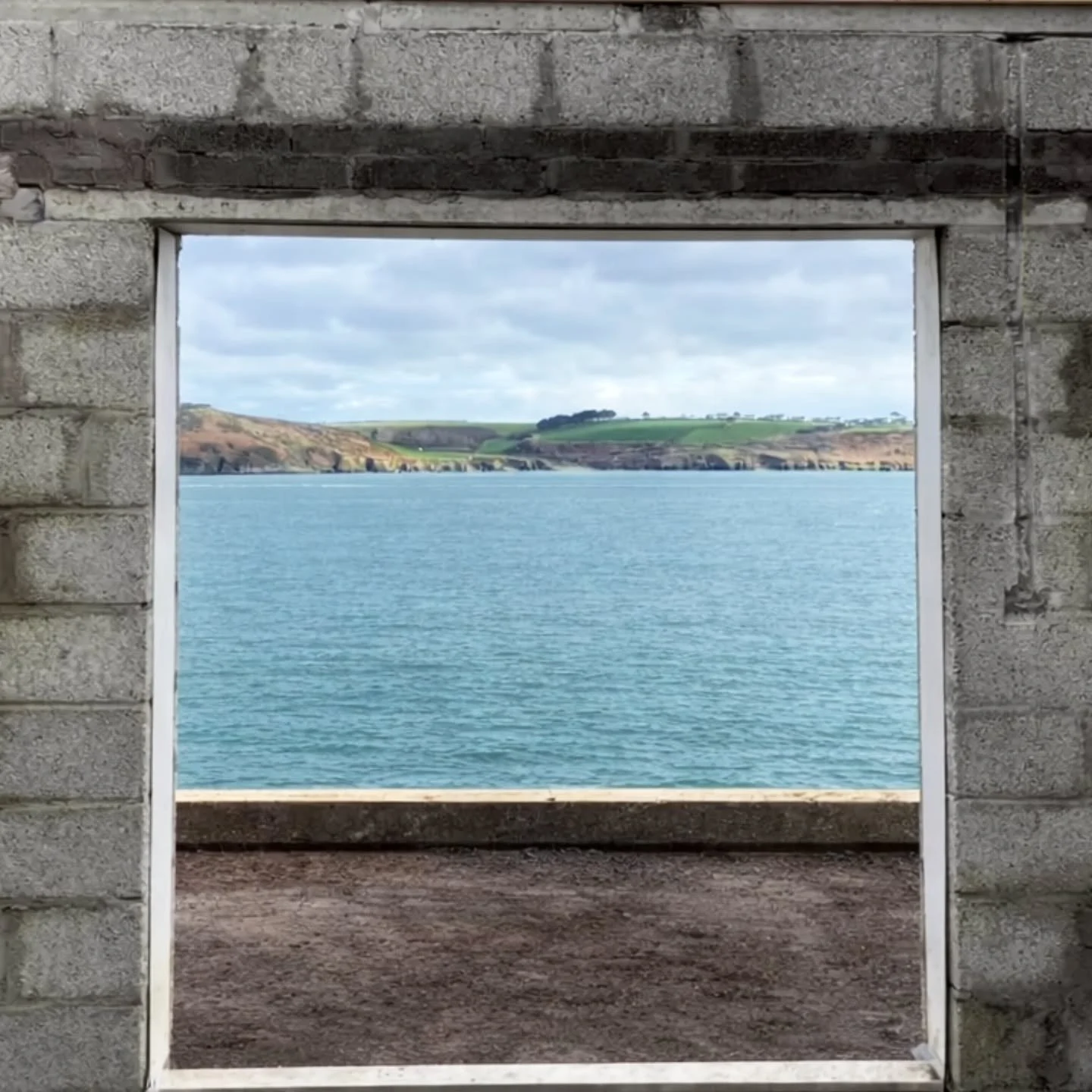 Site visit at one of our projects, this one with a great sea view. #architectureireland #archilovers #architecture #corkarchitects #corkarchitecture