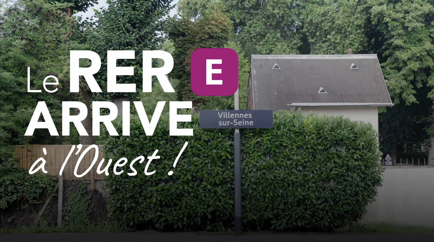 Réalisation vidéo RER E : valoriser l'impact territorial à Villennes-sur-Seine