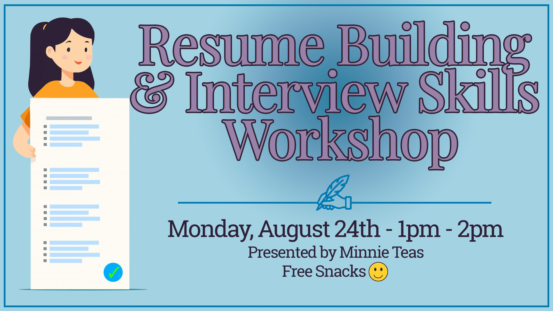 Resume Building &amp; Interview Skills Workshop