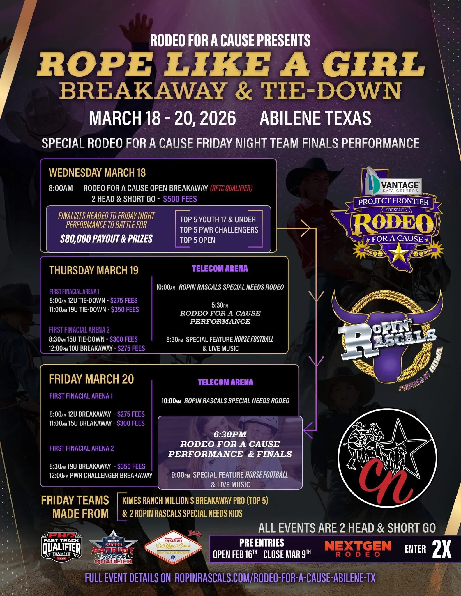 Ropin’ Rascals | March 18-20 | Abilene, TX 