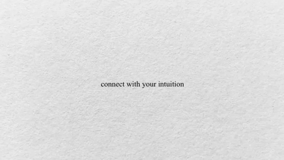 Inspirational dating quote about trusting your intuition