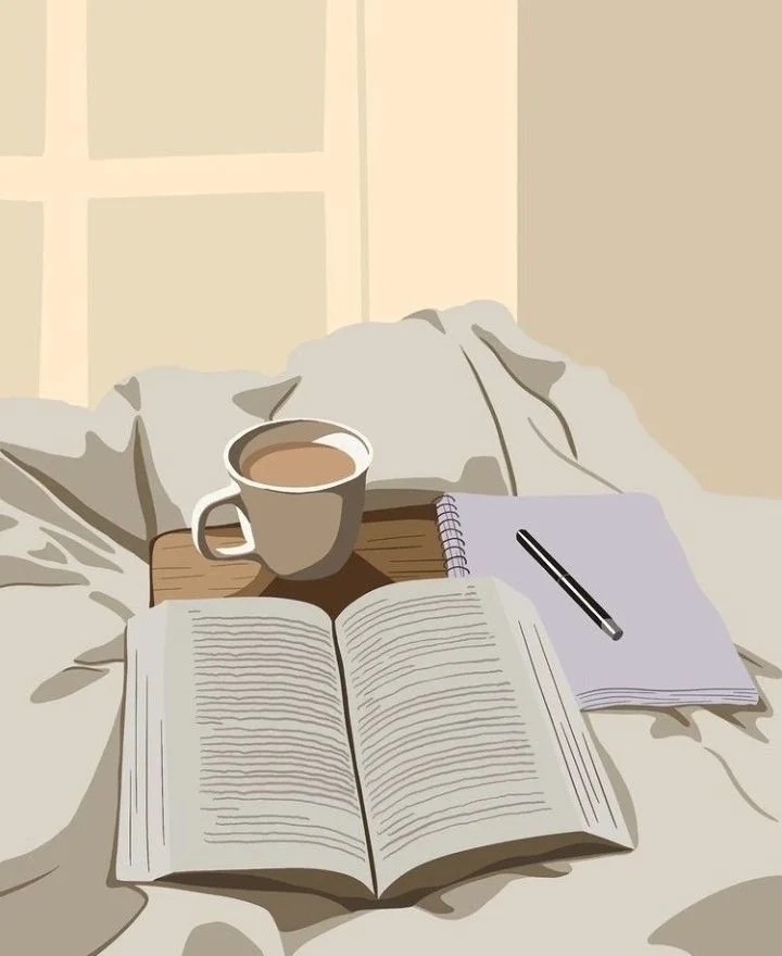 Person journaling for mental health and well-being.