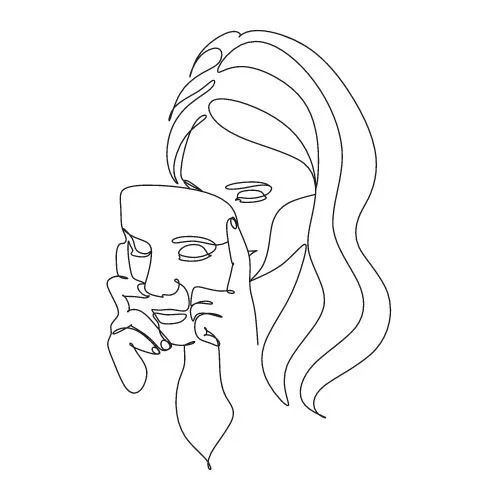 Neurodivergent woman experiencing thoughtful reflection in a supportive therapeutic environment