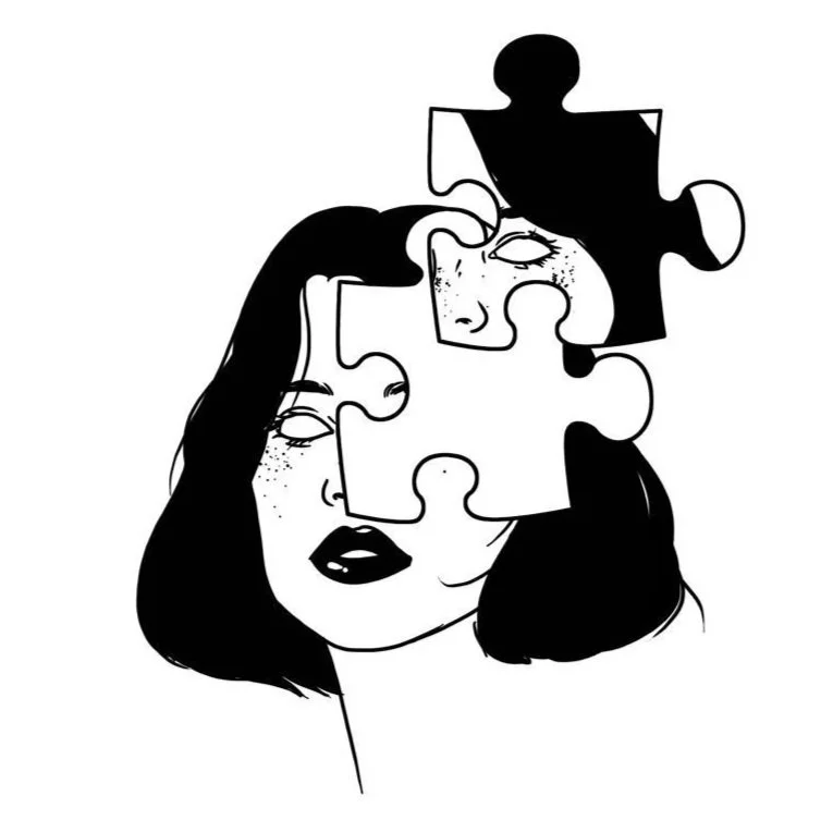 Person masking their emotions in a social setting, highlighting an often-overlooked experience of neurodivergence