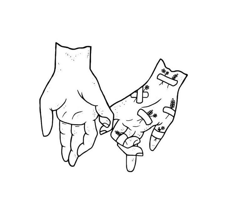 Photo of two hands holding, illustrating anxious attachment in relationships, showing emotional closeness, worry, and connection patterns.