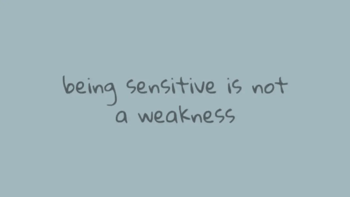 Quote for Highly Sensitive People about embracing sensitivity and using it as a strength in daily life