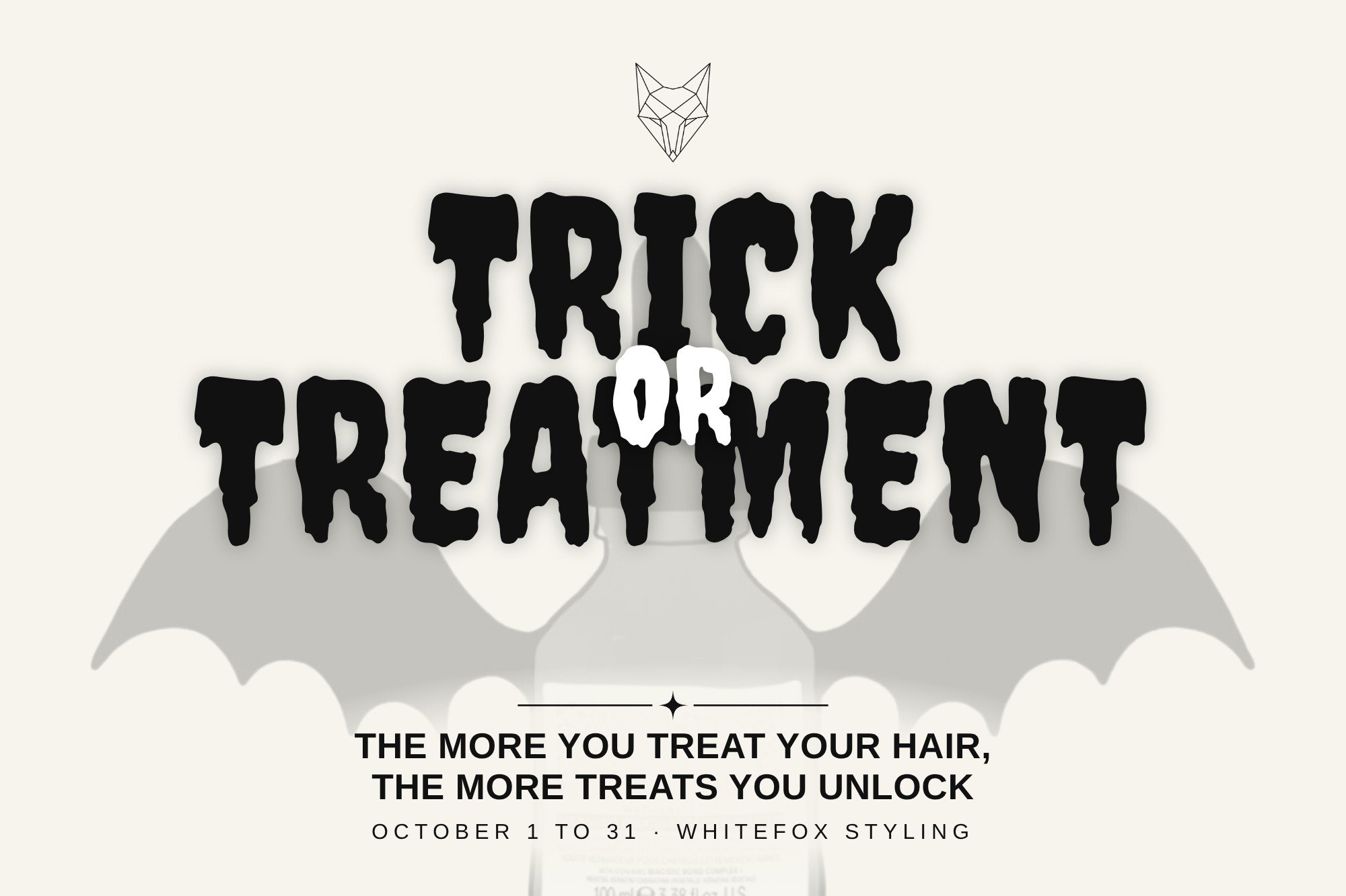 Trick or Treatment: The More You Treat Your Hair, the More Treats You Unlock