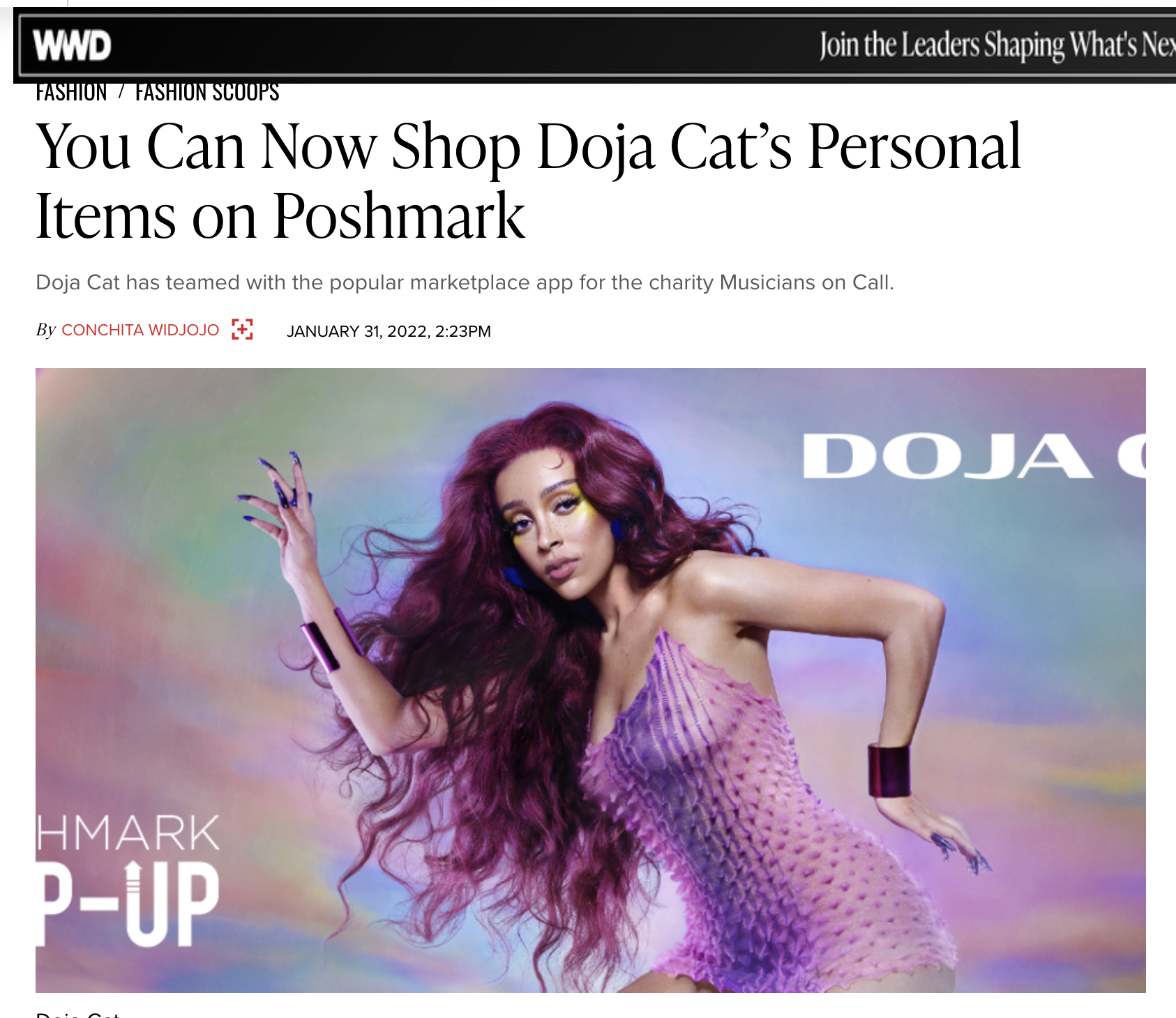Doja Cat x Poshmark 