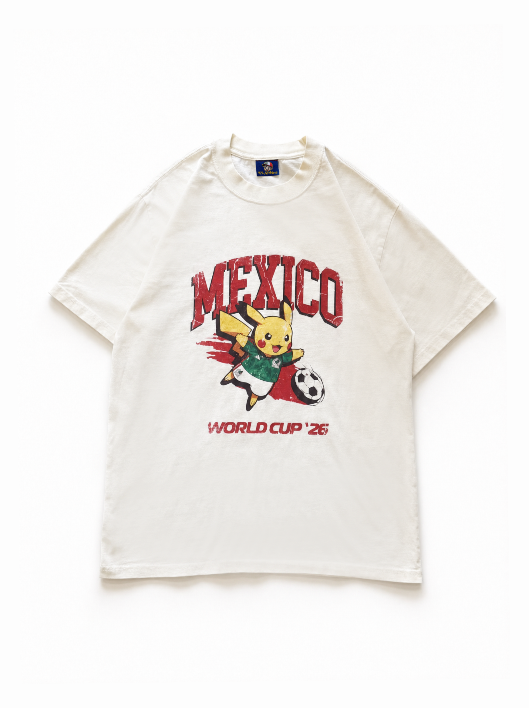 Mexico x Pikachu World Cup Tee (CREAM)