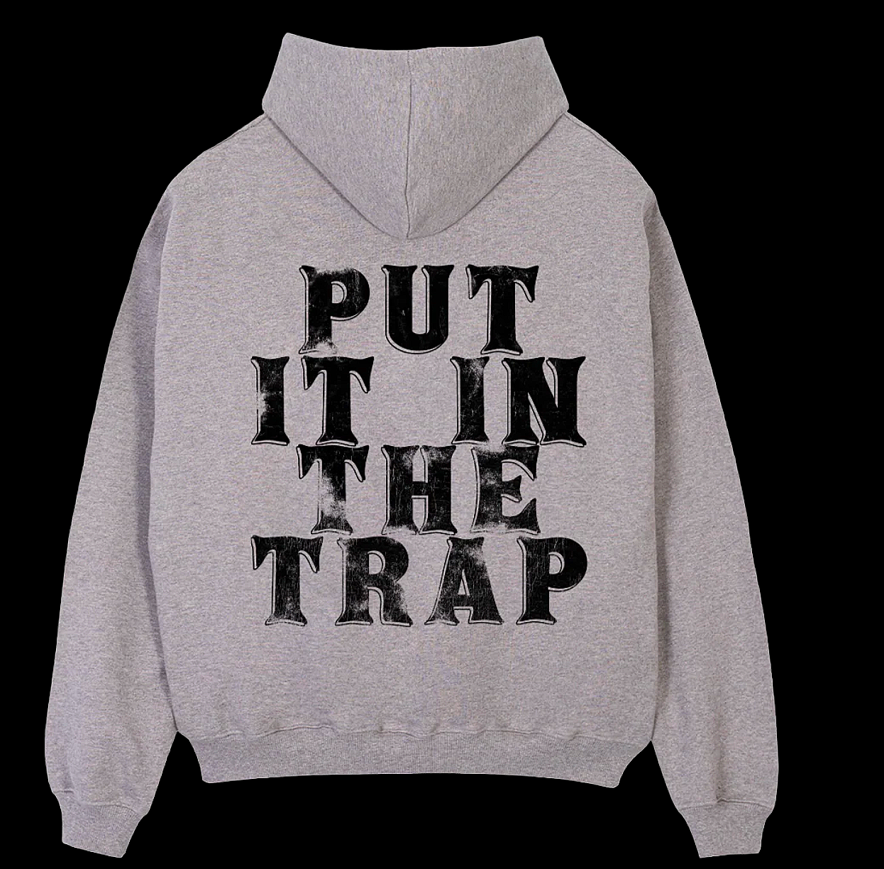 Trap Pirate™ Zip Tee — (Grey/Black)