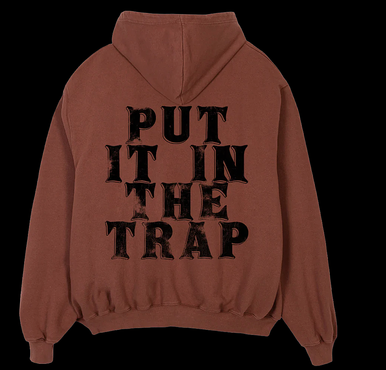 Trap Pirate™ Zip Tee — (Brown/Black)