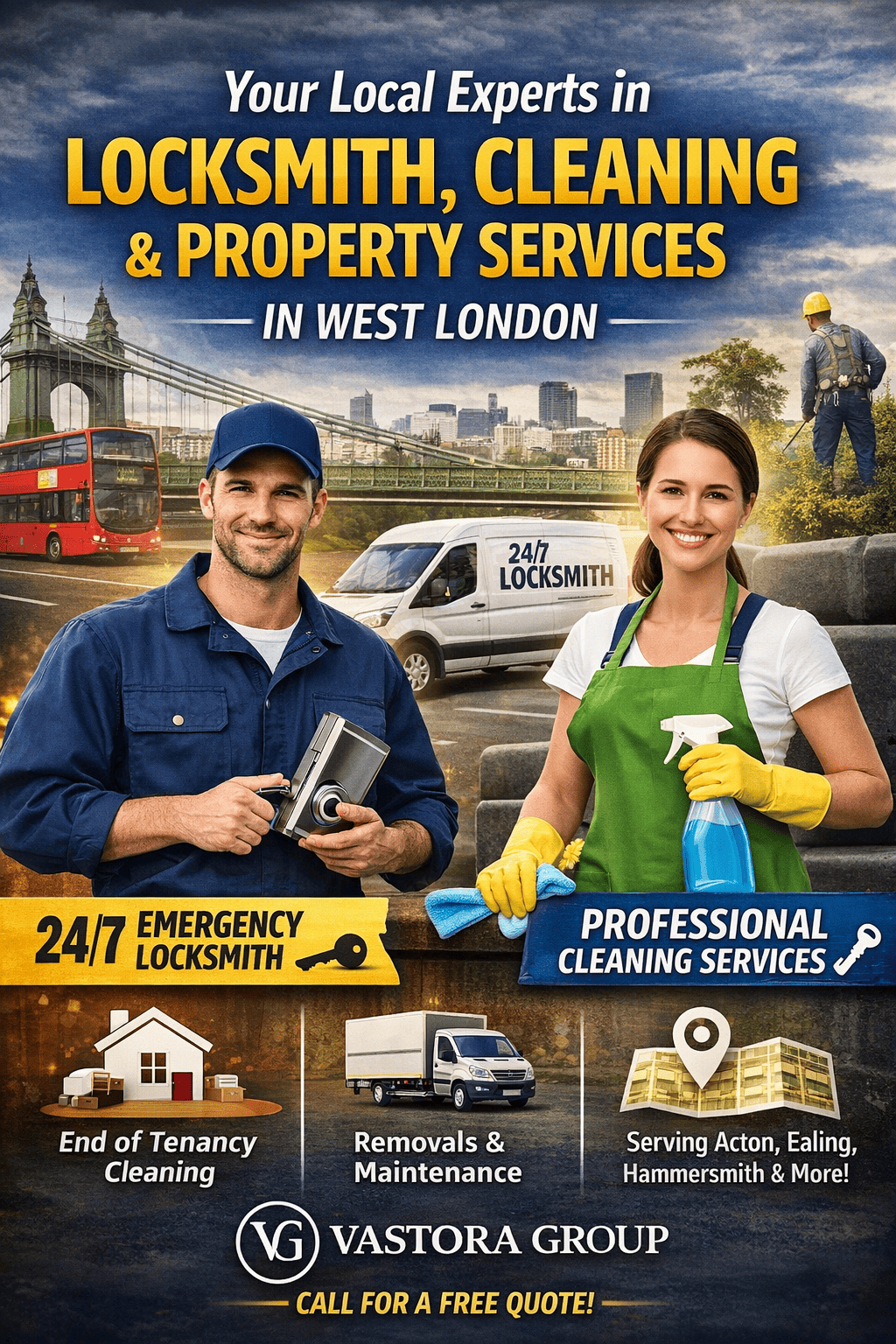 🔐🧼 The Ultimate Guide to Locksmith, Cleaning &amp; Property Services in West London (2026)