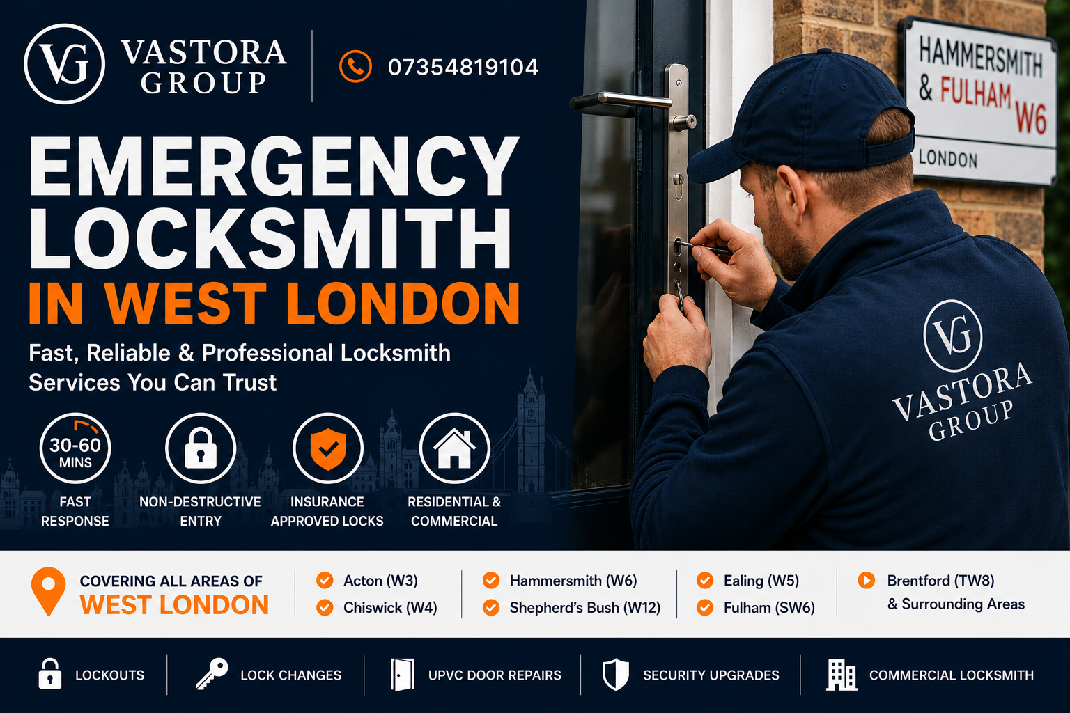Emergency Locksmith Services in West London: What to Do If You’re Locked Out