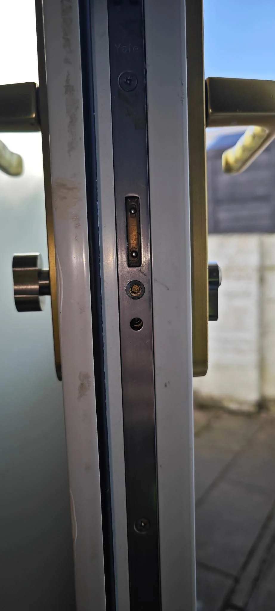 Yale uPVC door lock mechanism repair and gearbox replacement in Kensington.
