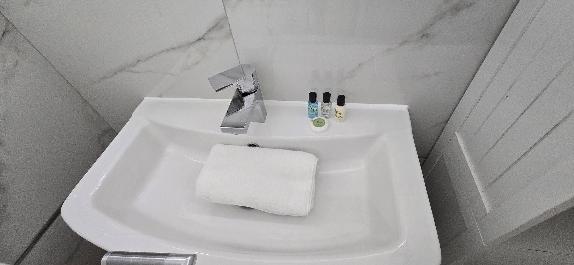 Bathroom descaling and sanitising in Ealing property