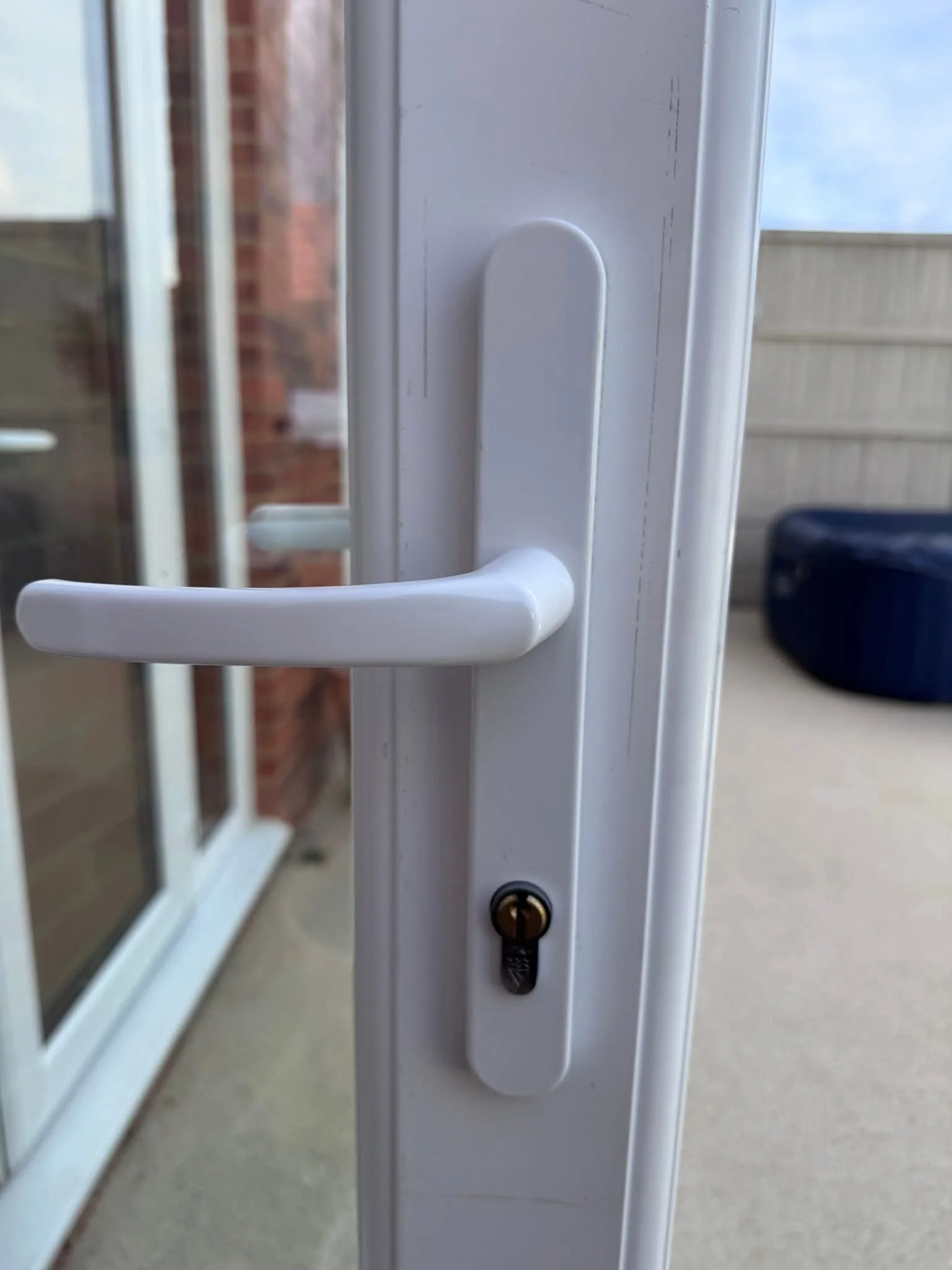 “uPVC door lock repair and adjustment completed in Croydon. Smooth locking and secure finish for the customer.”