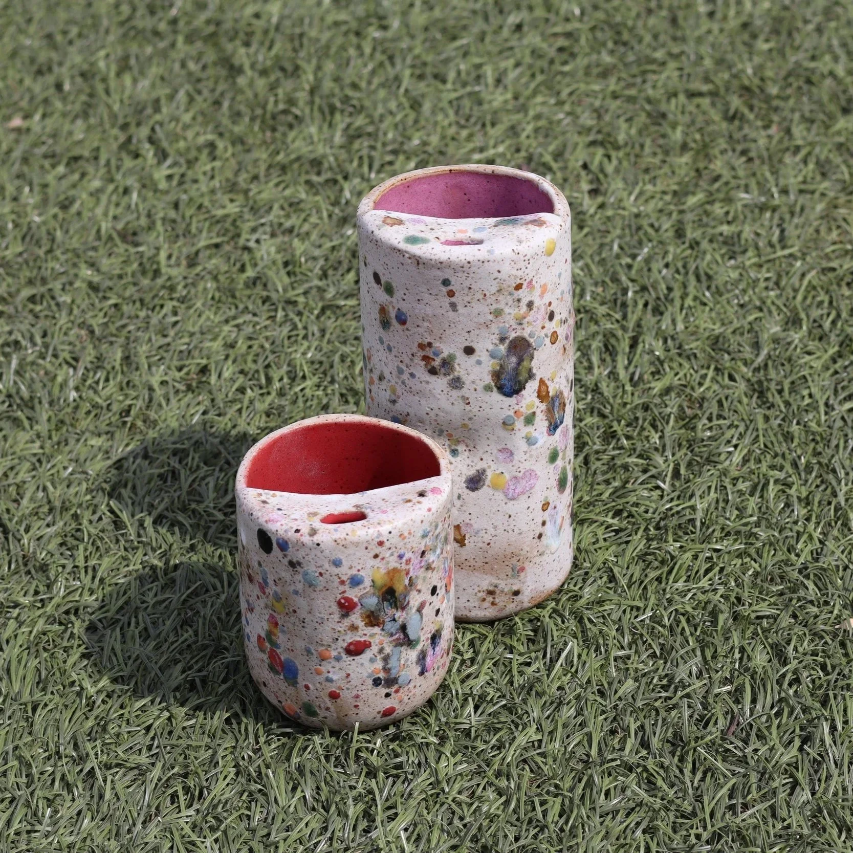 Confetti Ceramic Travel Mug