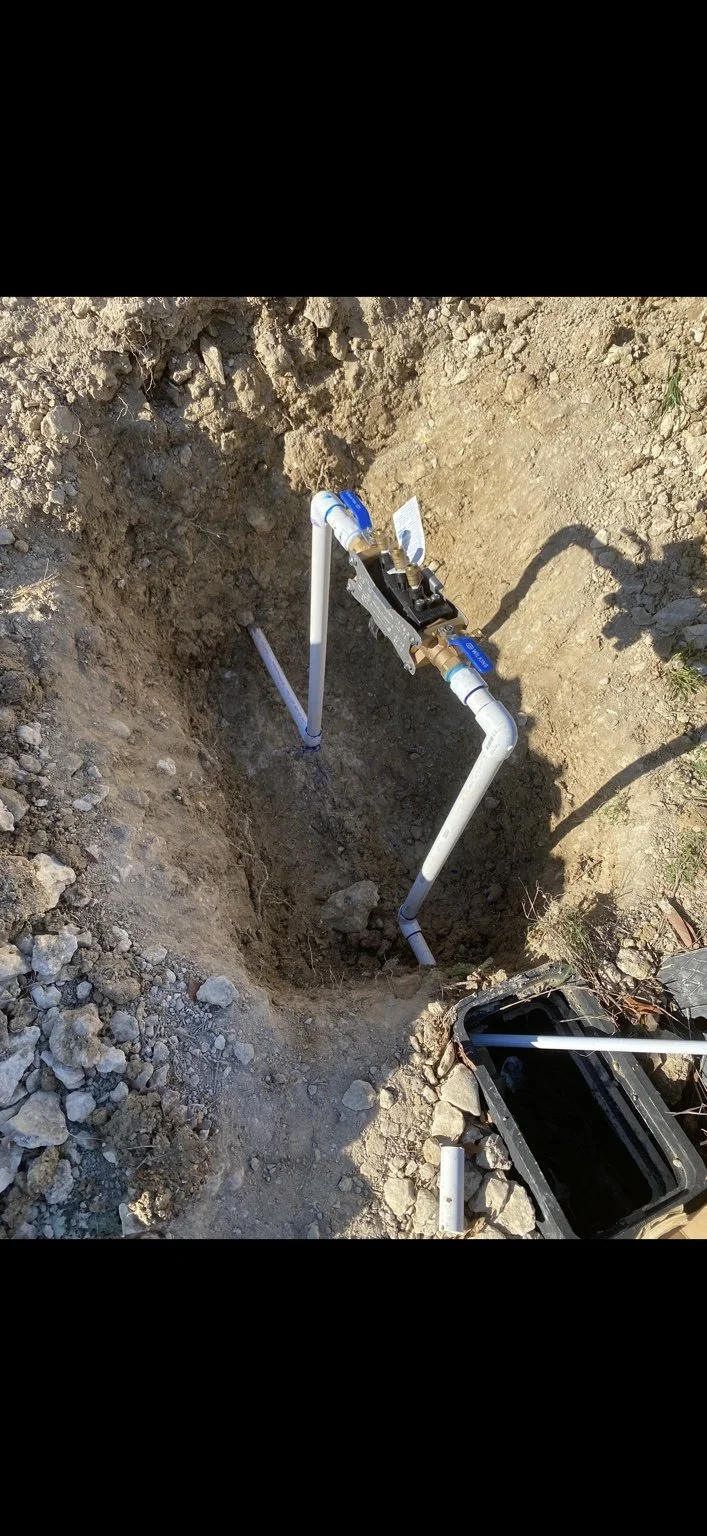 Backflow prevention assembly installed below grade by A2 Plumbing in San Antonio
