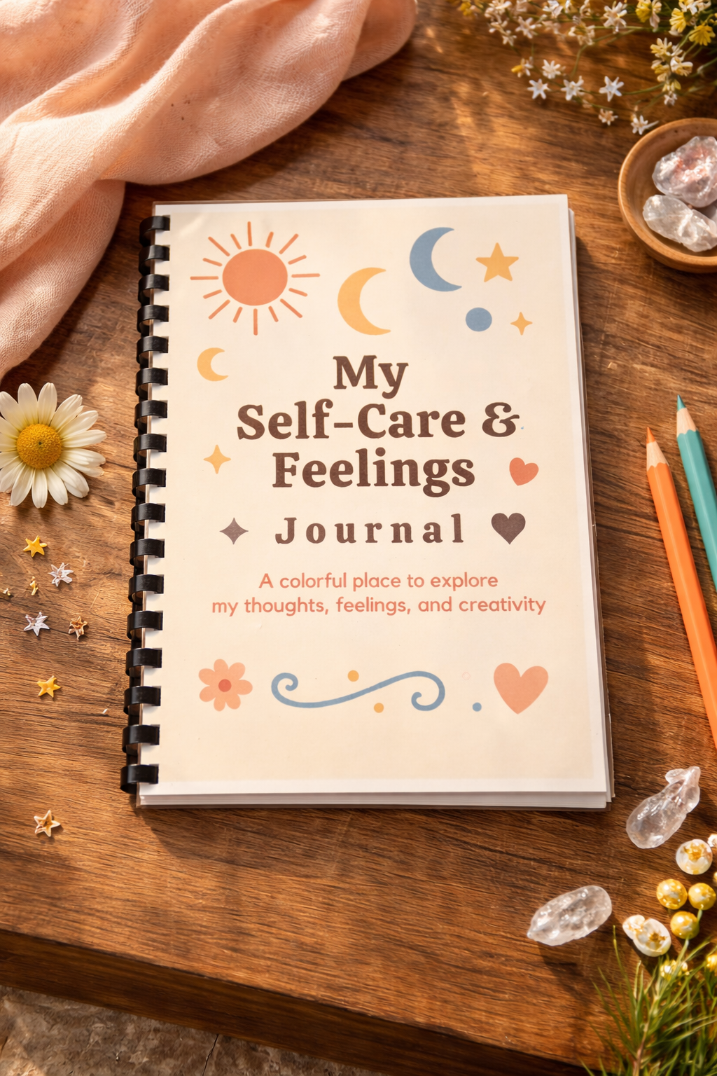 Kids My Self-Care and Feelings Journal