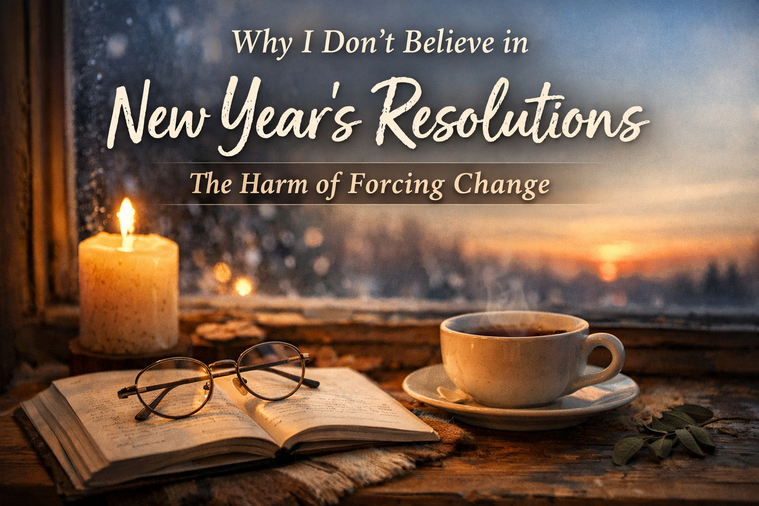 Why I Don’t Believe in New Year’s Resolutions