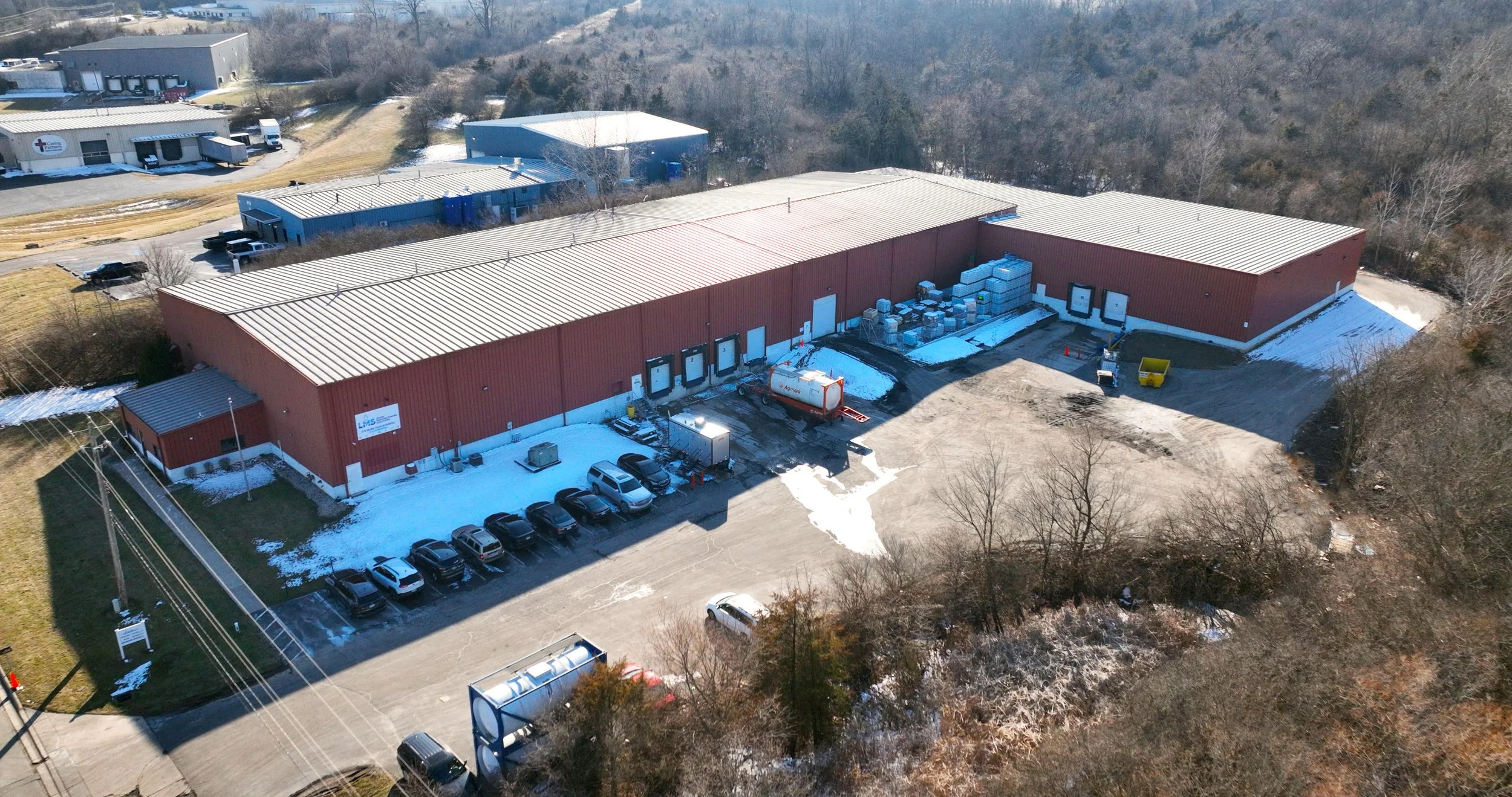 Aerial View of Exterior of LMS Facility