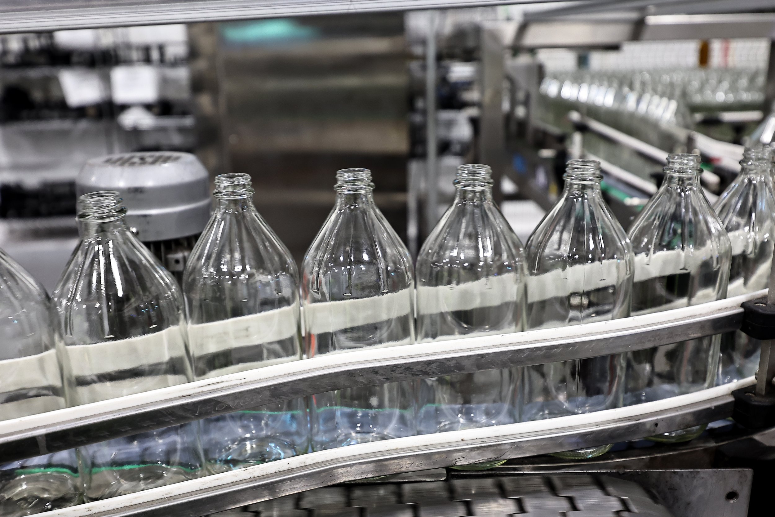 Bottles Waiting to be Filled