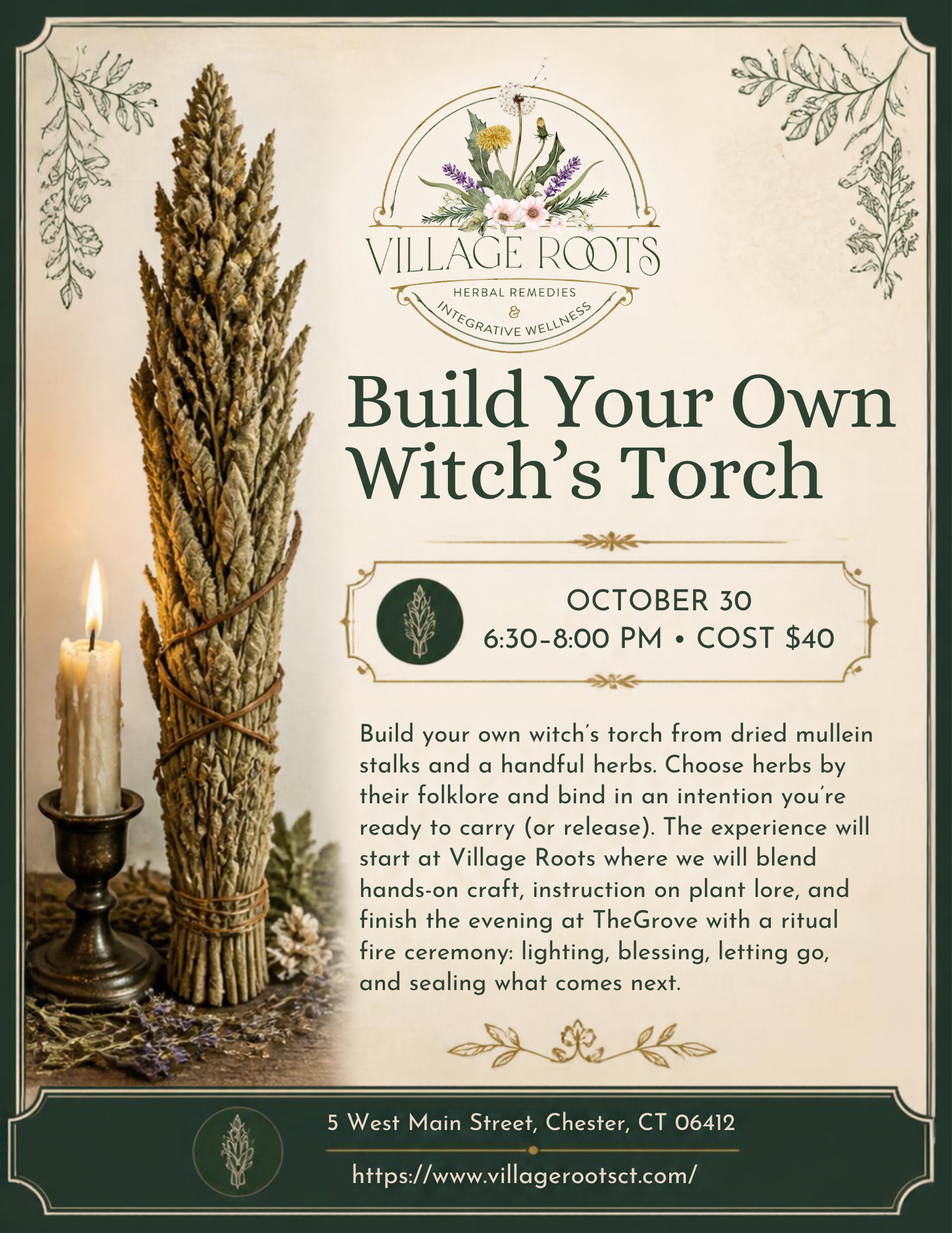 Build Your Own Witches Torch // With Maria Bouffard 