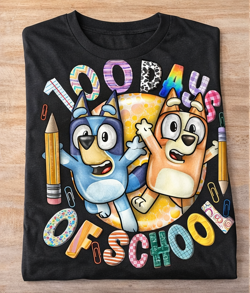 100 Days of School Dogs