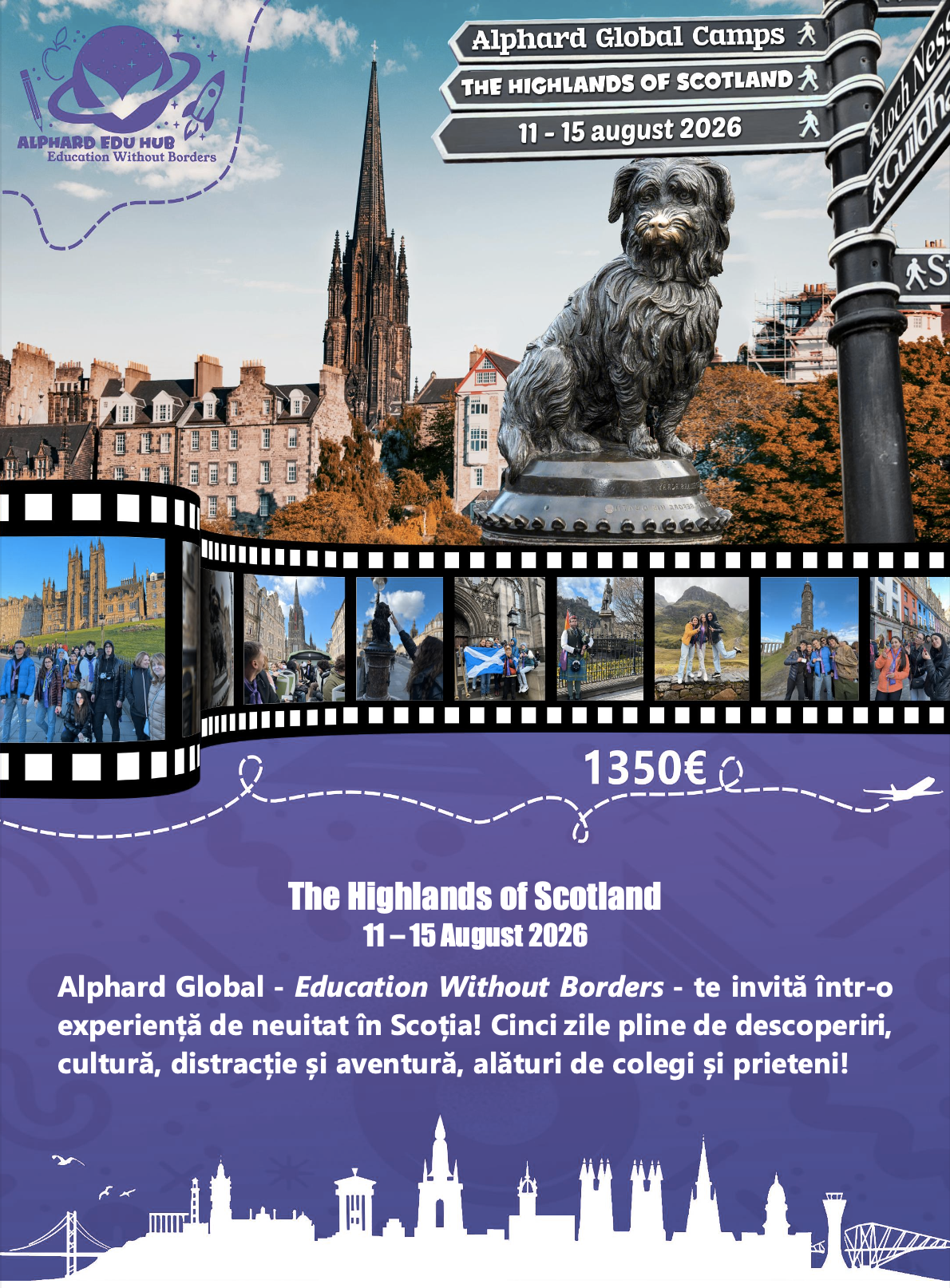 The Highlands of Scotland 11 - 15 August 2026