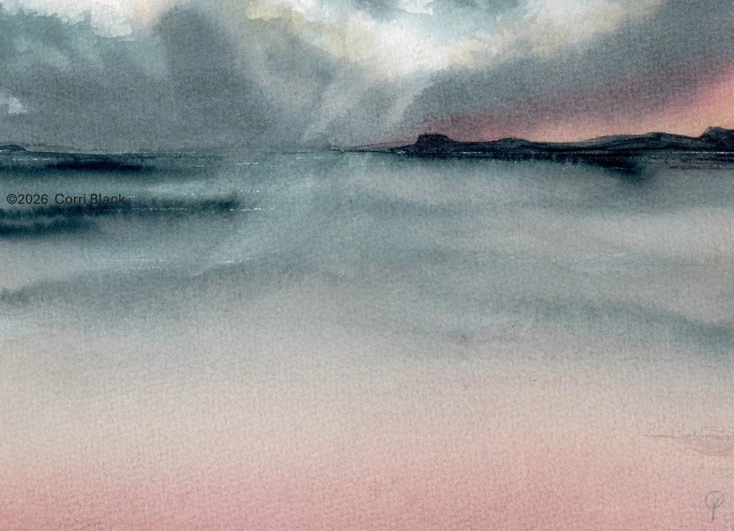 Sunset on Cove Point, Kintyre