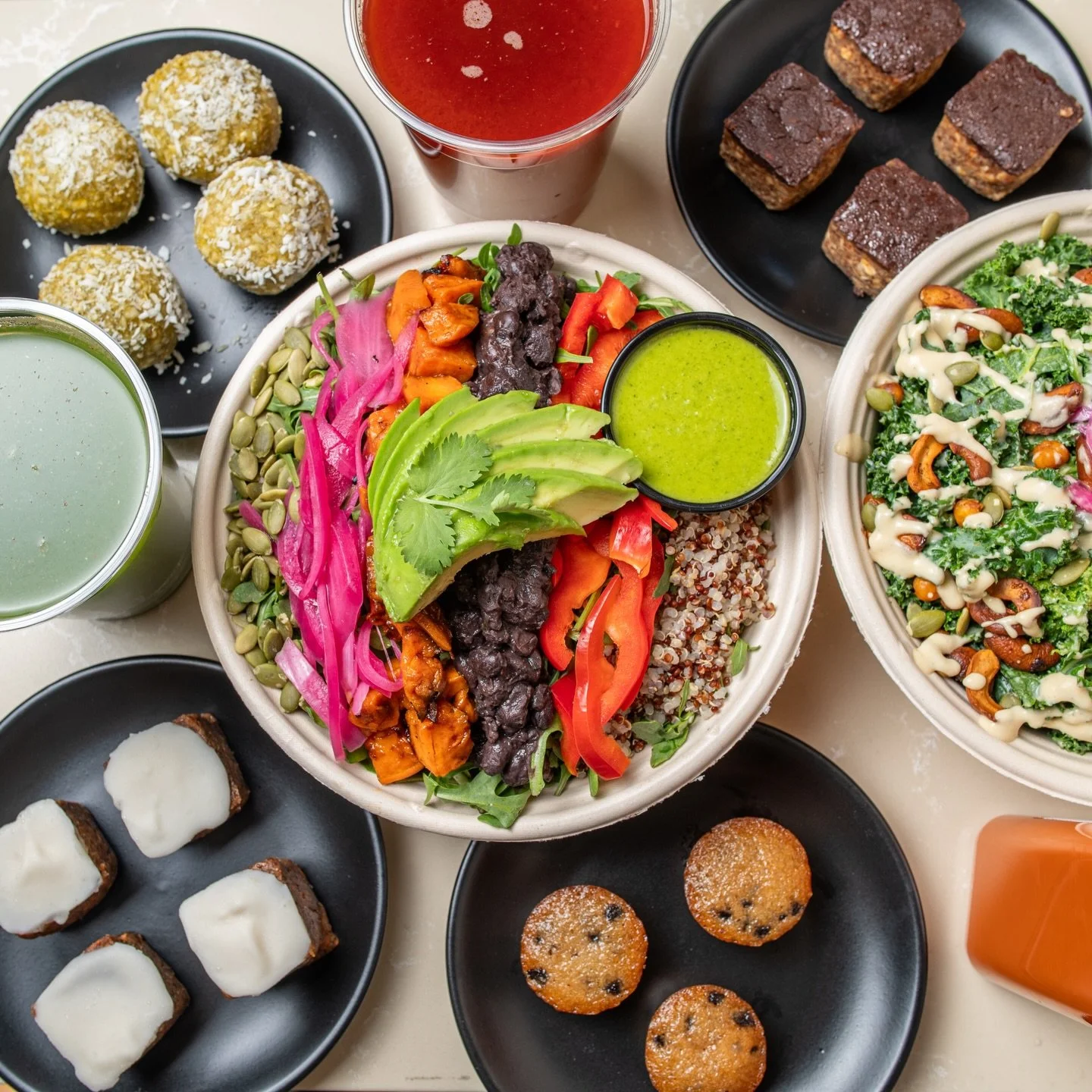 Healthy bowls, crave worthy pastries, and good vibes only