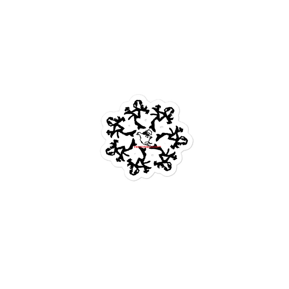True1nBlood Americas Logo Sticker