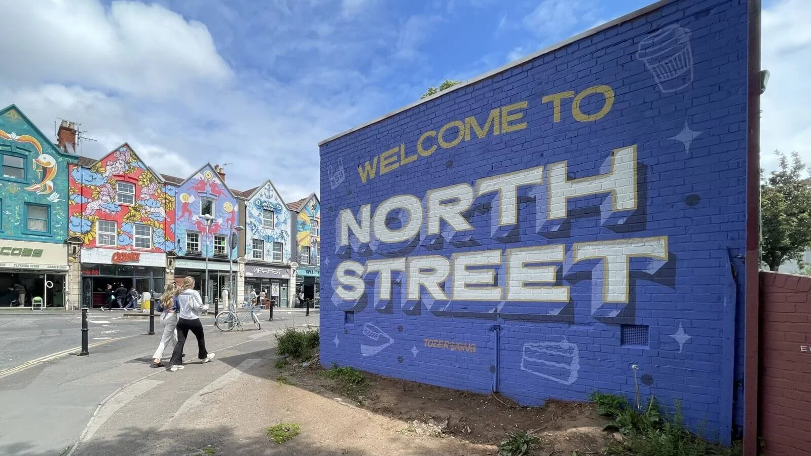Welcome to North Street Bristol sign - Drain unblocking service in BS3 Bristol using professional equipment