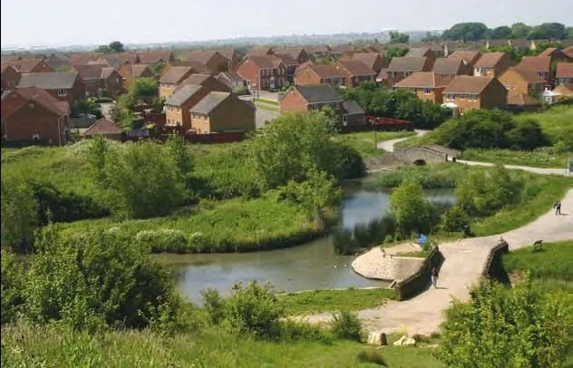 Three Brooks nature reserve and riverside paths in Bradley Stoke BS32