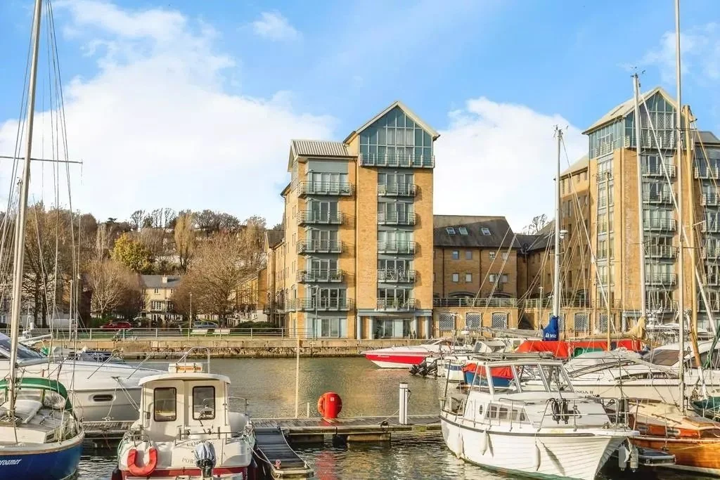 Modern apartment buildings in Portishead BS20 Bristol
