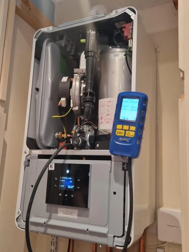 Boiler pipework installation and setup in Bristol home