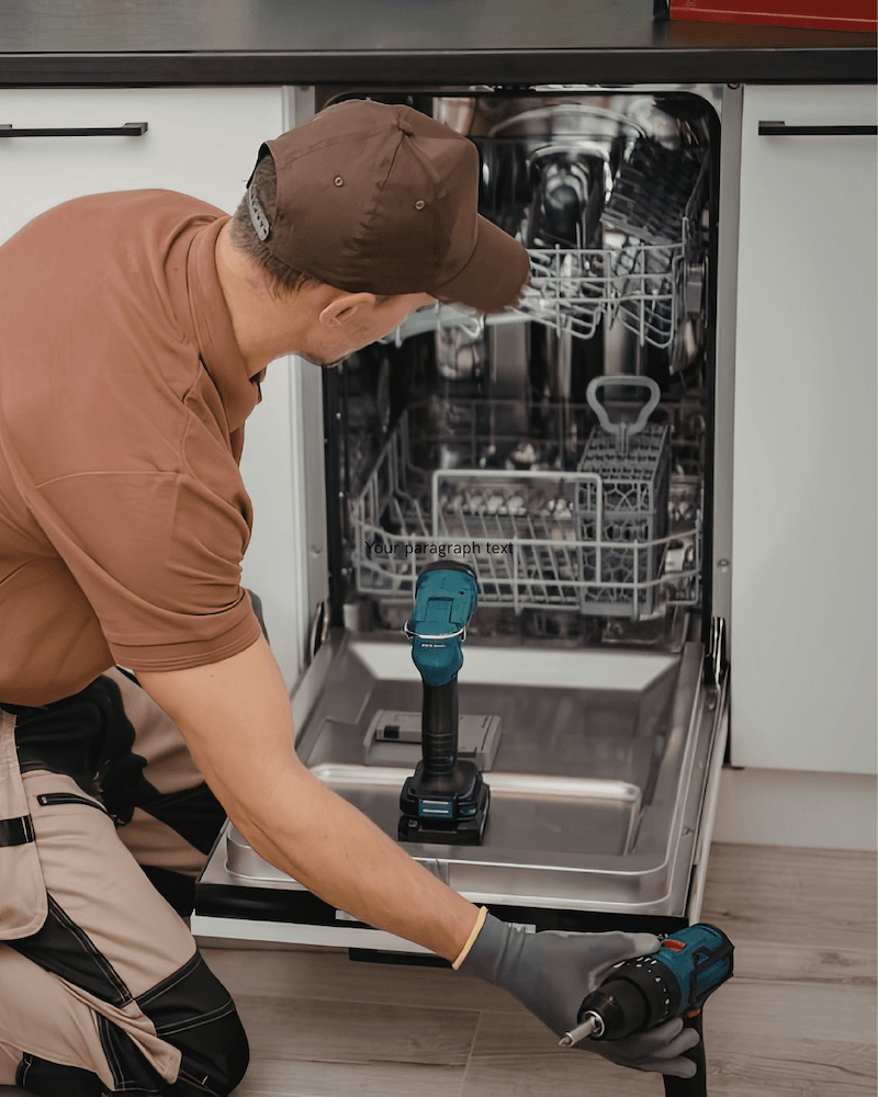 Dishwasher leak repair and plumbing work in Bristol kitchen