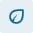 Blue shopping bag with handles