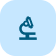 Blue alarm clock icon