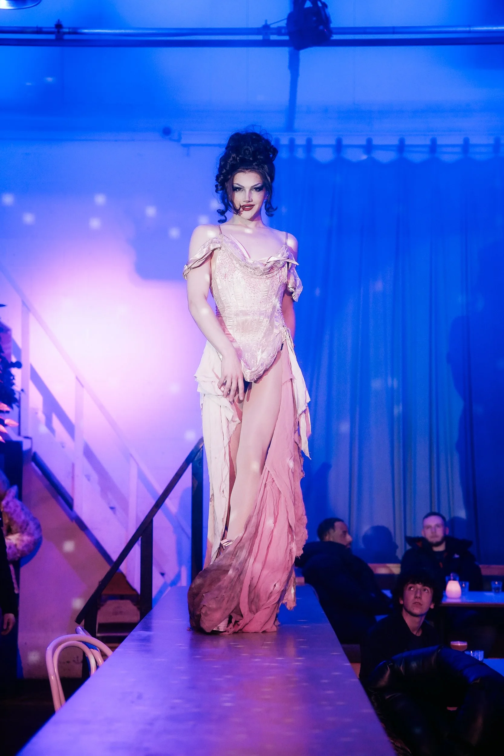 Wilma Hickey Heel in ‘Misan Princess dress’ 
shot by Josh Cadogan