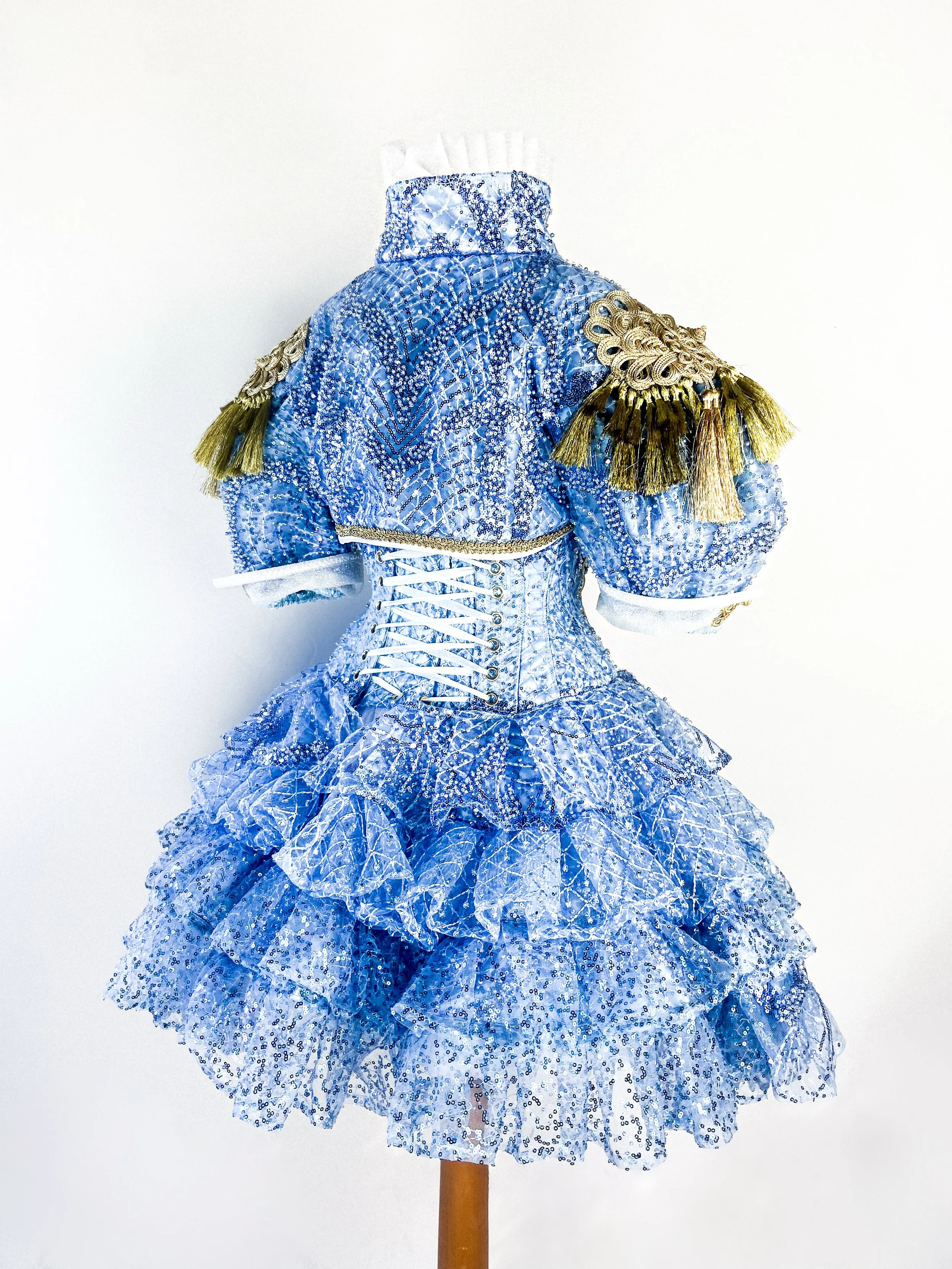 Custom ‘Titanique’ Hourglass, Skirt and Jacket for Juliet Mayhew's appearance on Titanique (as seen on Real Housewives of London) Shot by William Henderson. Retouches by Naomi Rush.