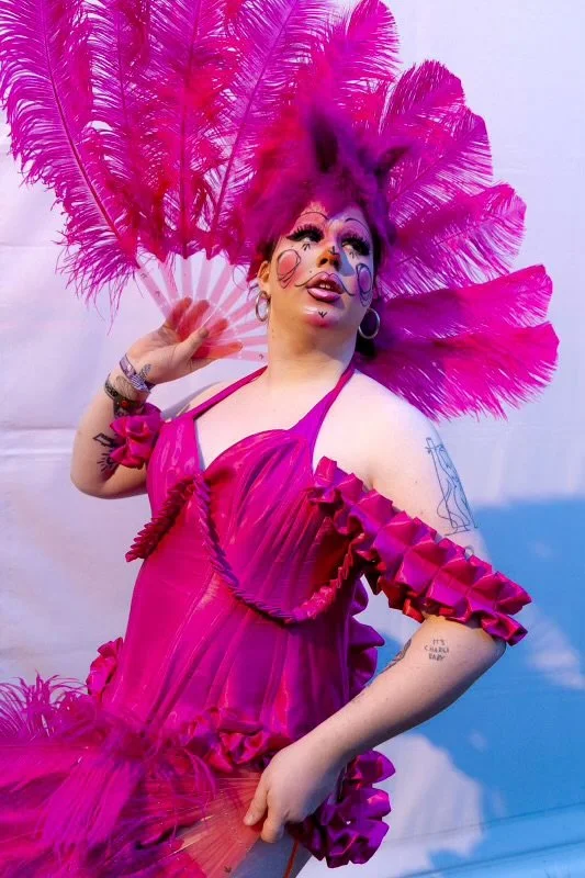 The Doll @djdoll in custom Pink Flamingo corset
Shot by Kamil Kusto