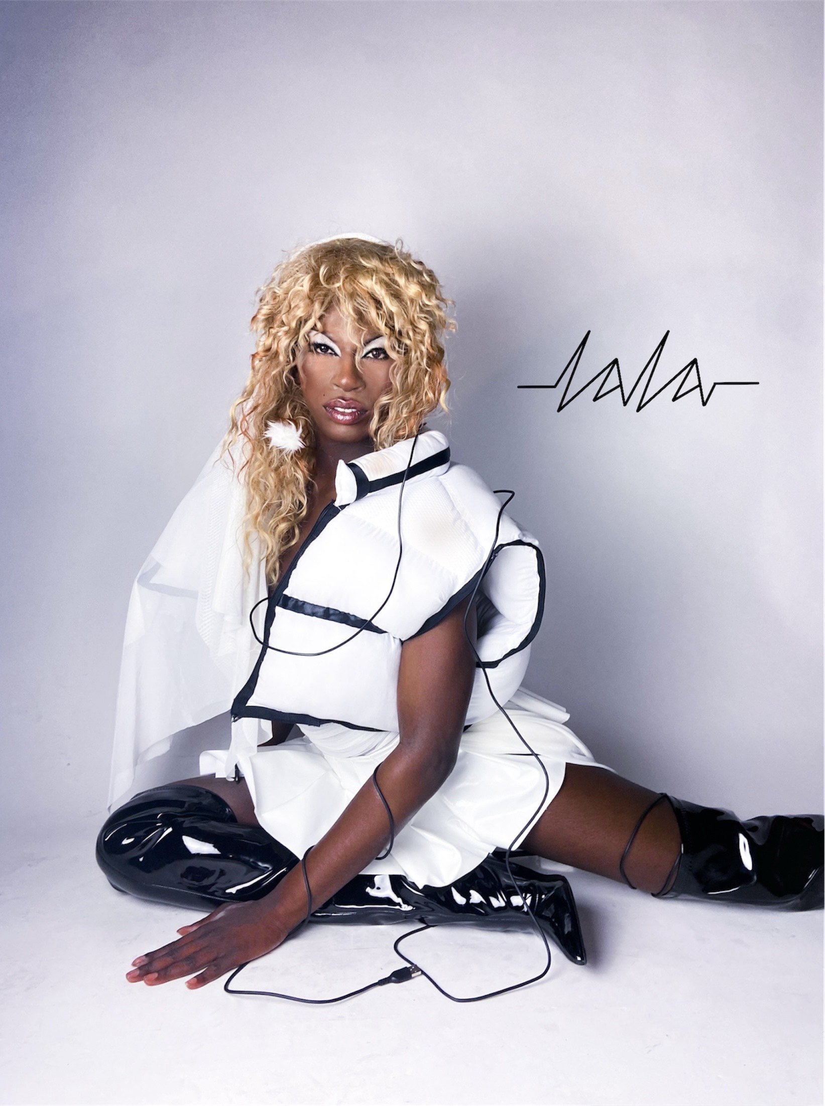 Lala Dangereuse in Kylie Minogue ‘Can’t get you outta my head’ look 
Shot by Williamfhenderson