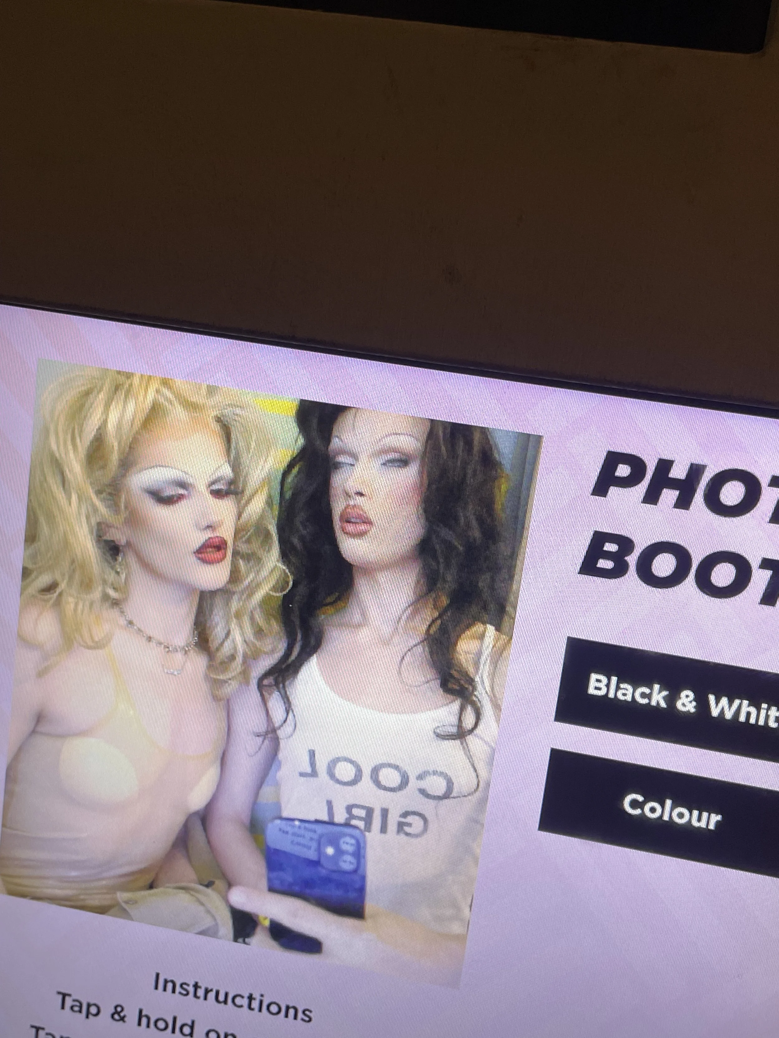 Wilma Hickey Heel wearing the translucent latex Bunni slip dress.