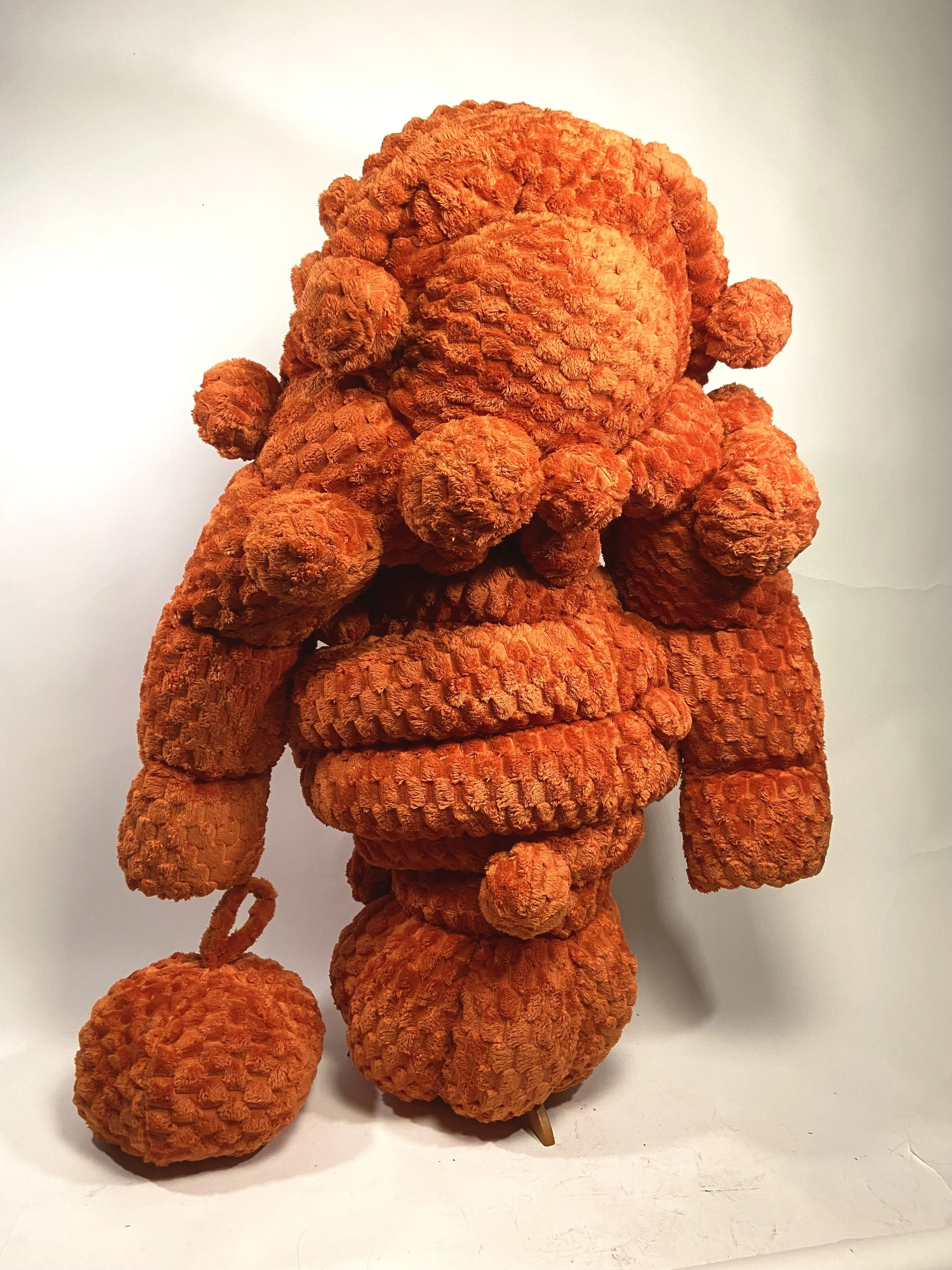 Orange Plush Ensemble for Chai T Grande’s ‘Cuddly Wuddly’ runway on Rupaul’s Drag Race. Garment Construction Assisting by Talia Martin. Shot and retouched by William F Henderson.