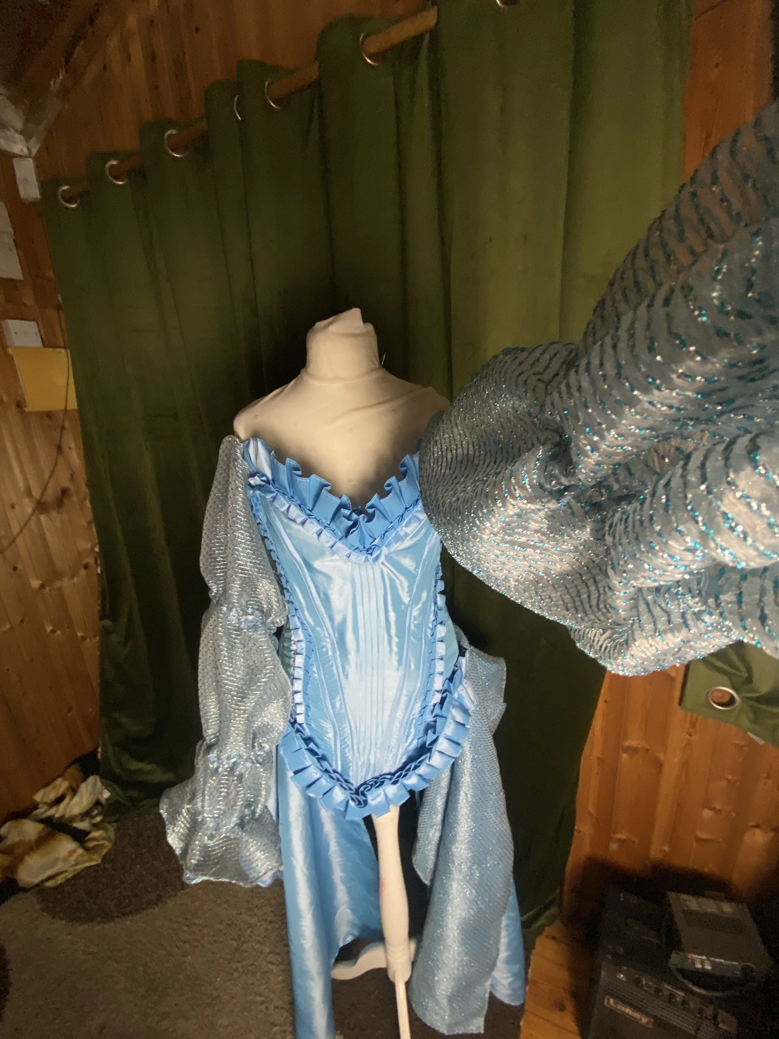 Blue bodice and sleeves set for Angel Pinks shot by Williamfhenderson 